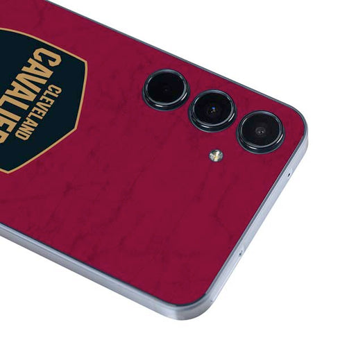 NBA Cleveland Cavaliers Distressed Galaxy A36 5G Skin